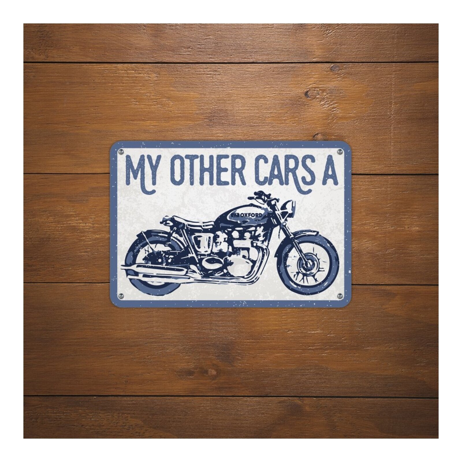 Oxford Garage Metal Sign: My Other Cars A