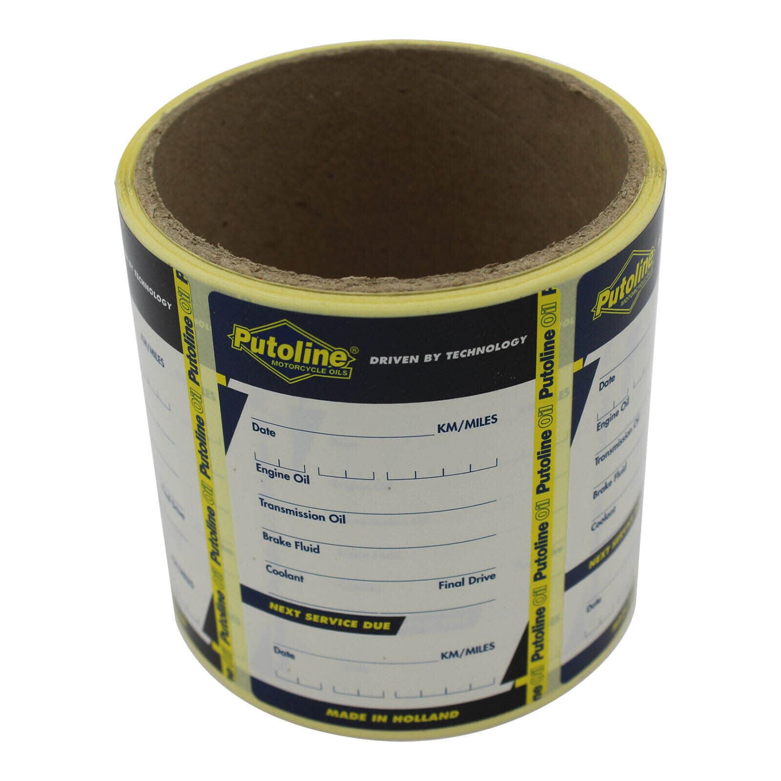 Putoline Service Reminder Label (100 Pack)