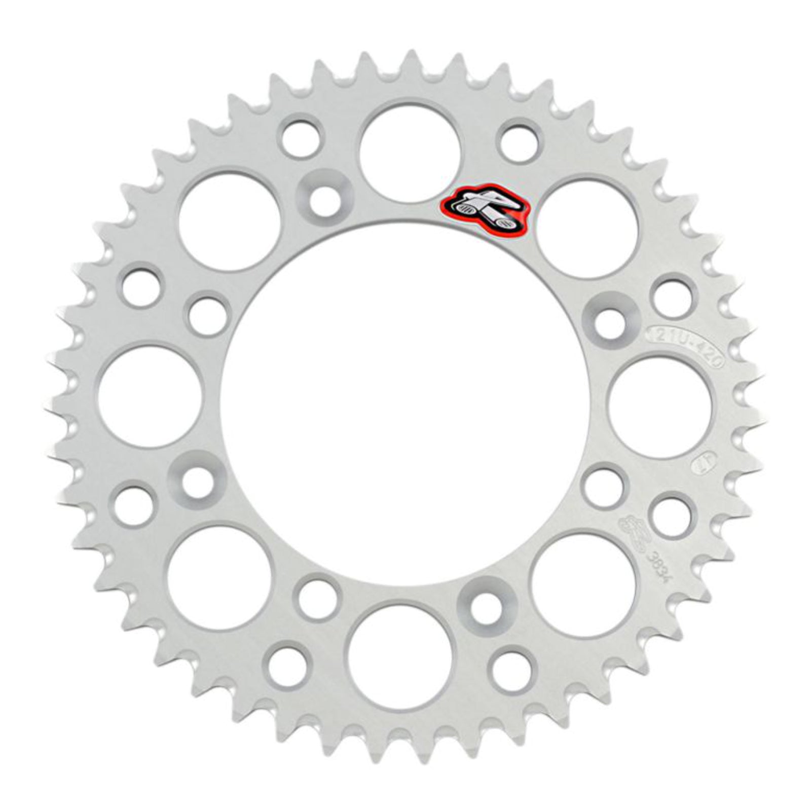 Renthal Sprocket Rear Silver 48T Alloy 7075 T6 Grooved