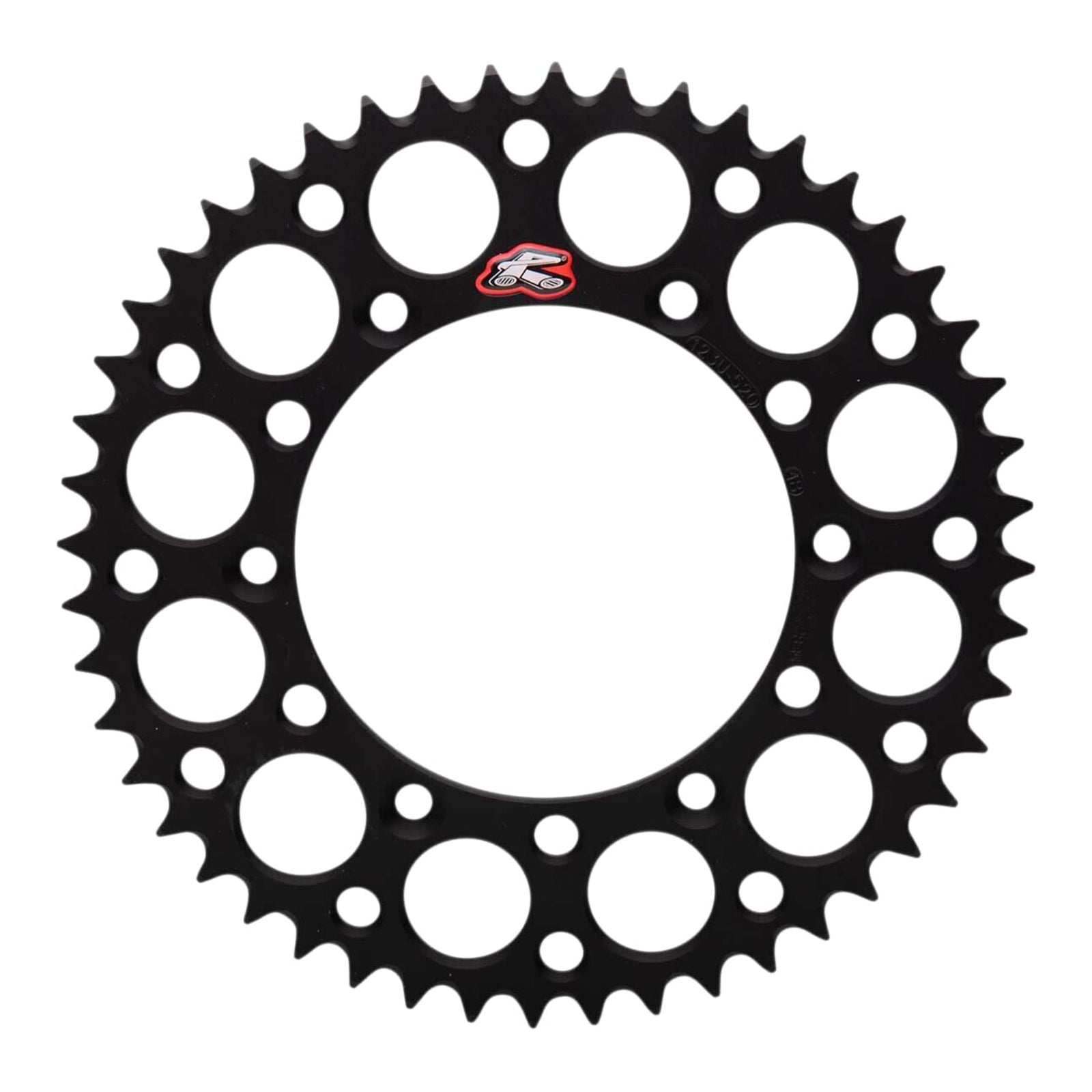 Renthal Sprocket Rear Black 48T Alloy 7075 T6 Grooved Suzuki