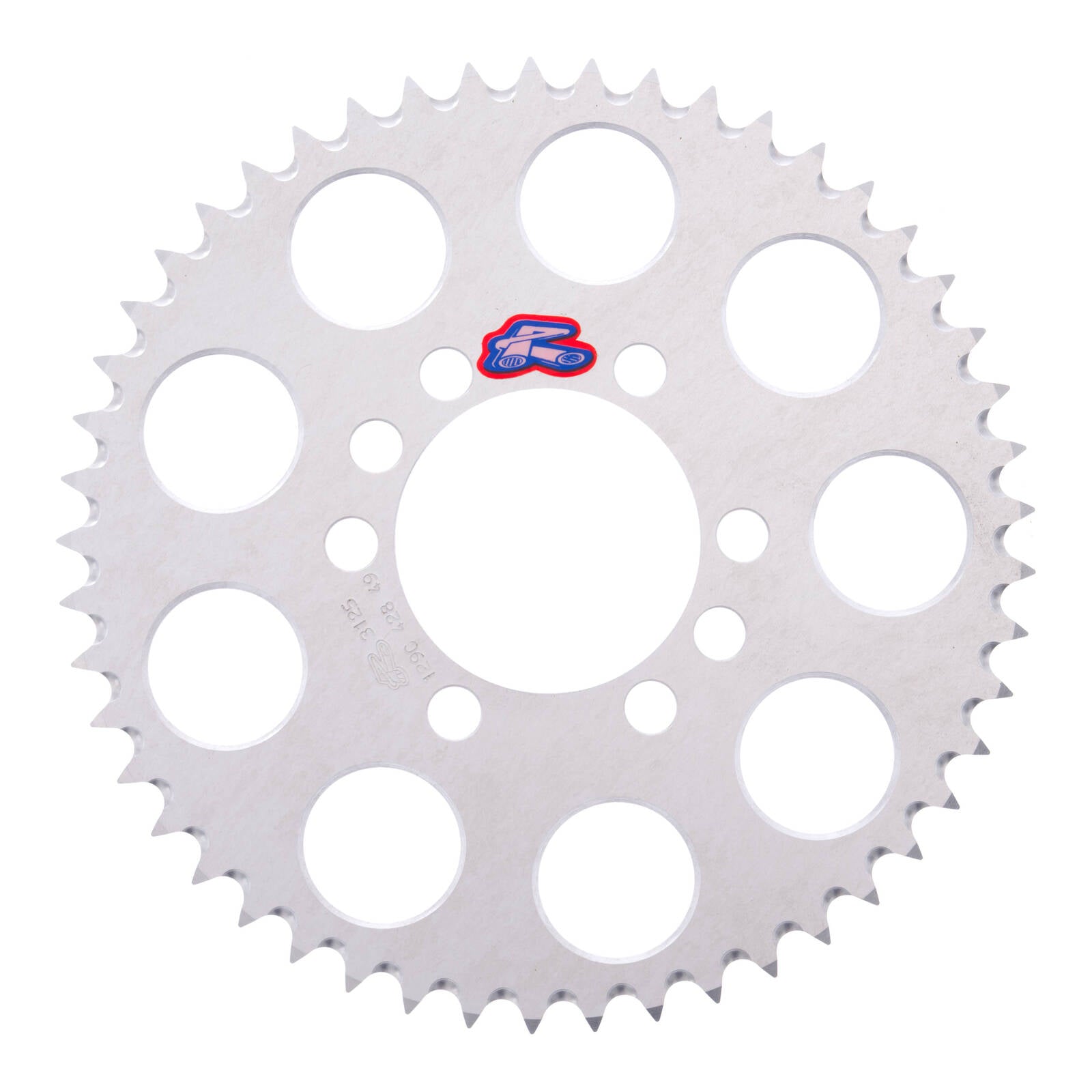 Renthal Rear Sprocket 7075 Alloy T6 Grooved - Silver [Yamaha]