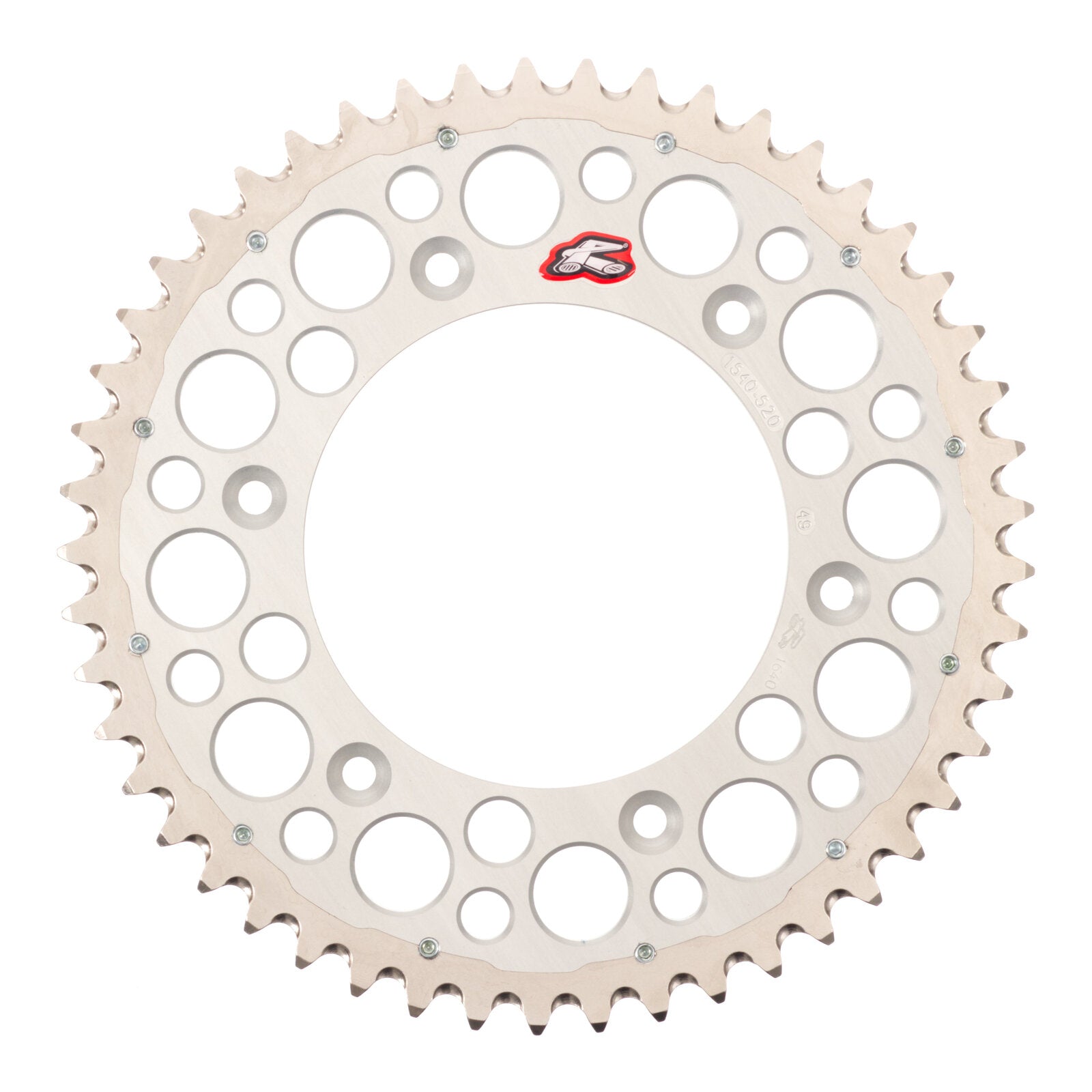Renthal Sprocket Twinring Silver 49T Bi-Metal Grooved