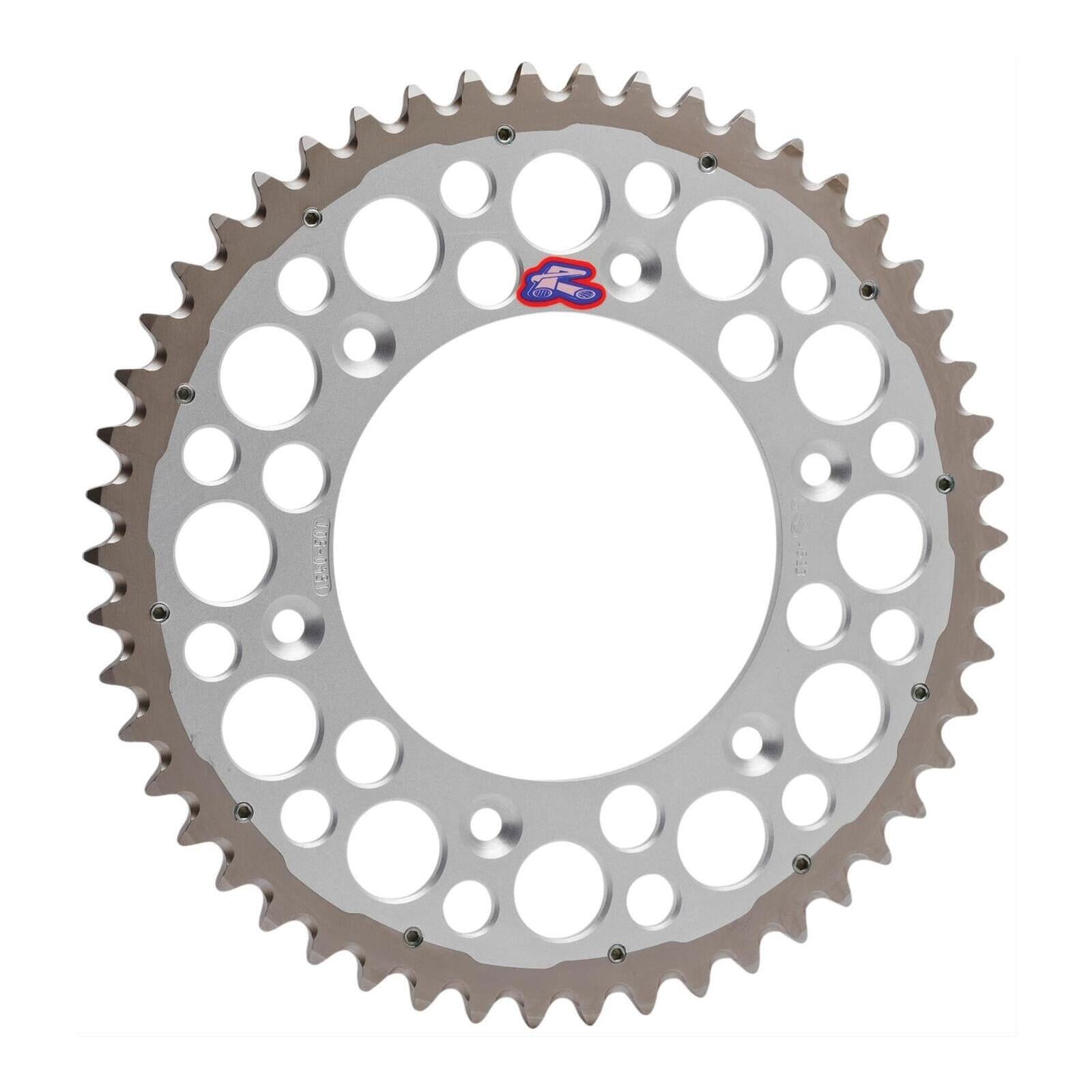 Renthal Sprocket Twinring Silver 51T Bi-Metal Grooved Packaged