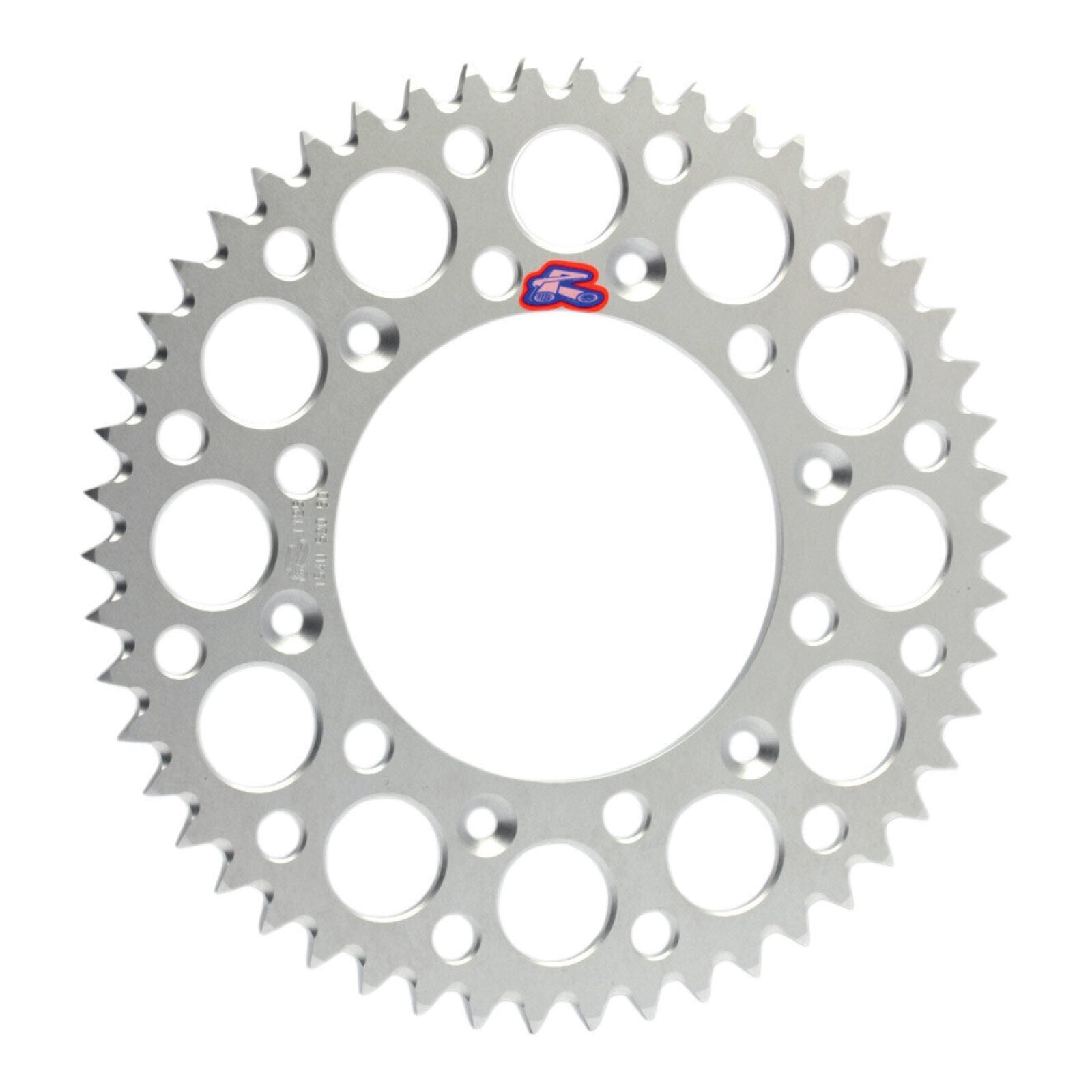 Renthal Sprocket Rear Silver 51T Alloy 7075 T6 Grooved Ultralight