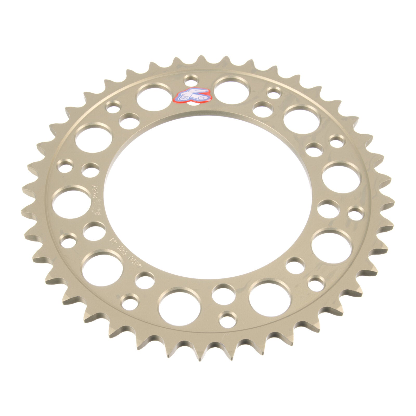 Renthal Rear Sprocket T6 7075 Alloy Grooved 409 / 525 - Silver [Suzuki]