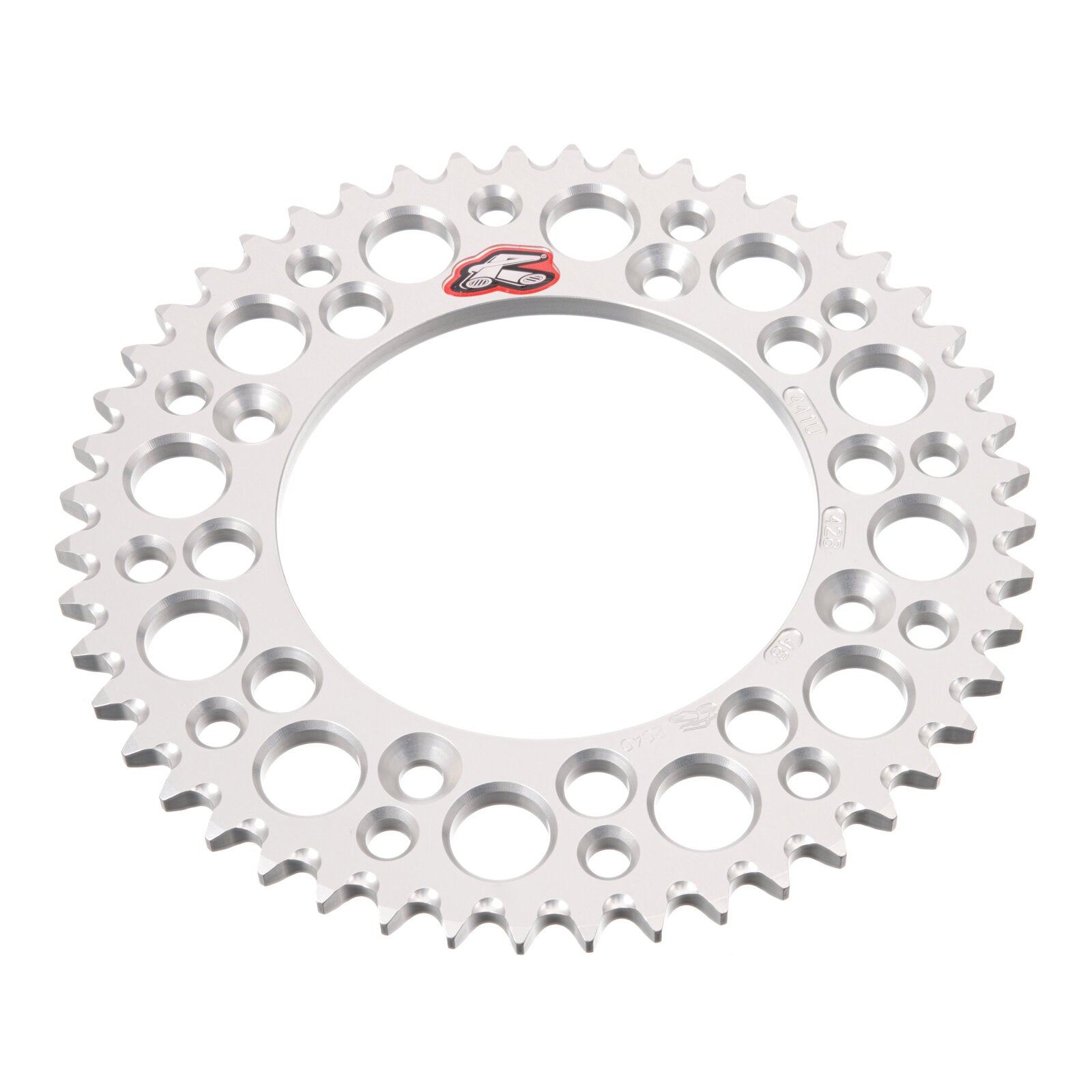 Renthal Sprocket Rear Silver 48T Alloy 7075 T6 Grooved