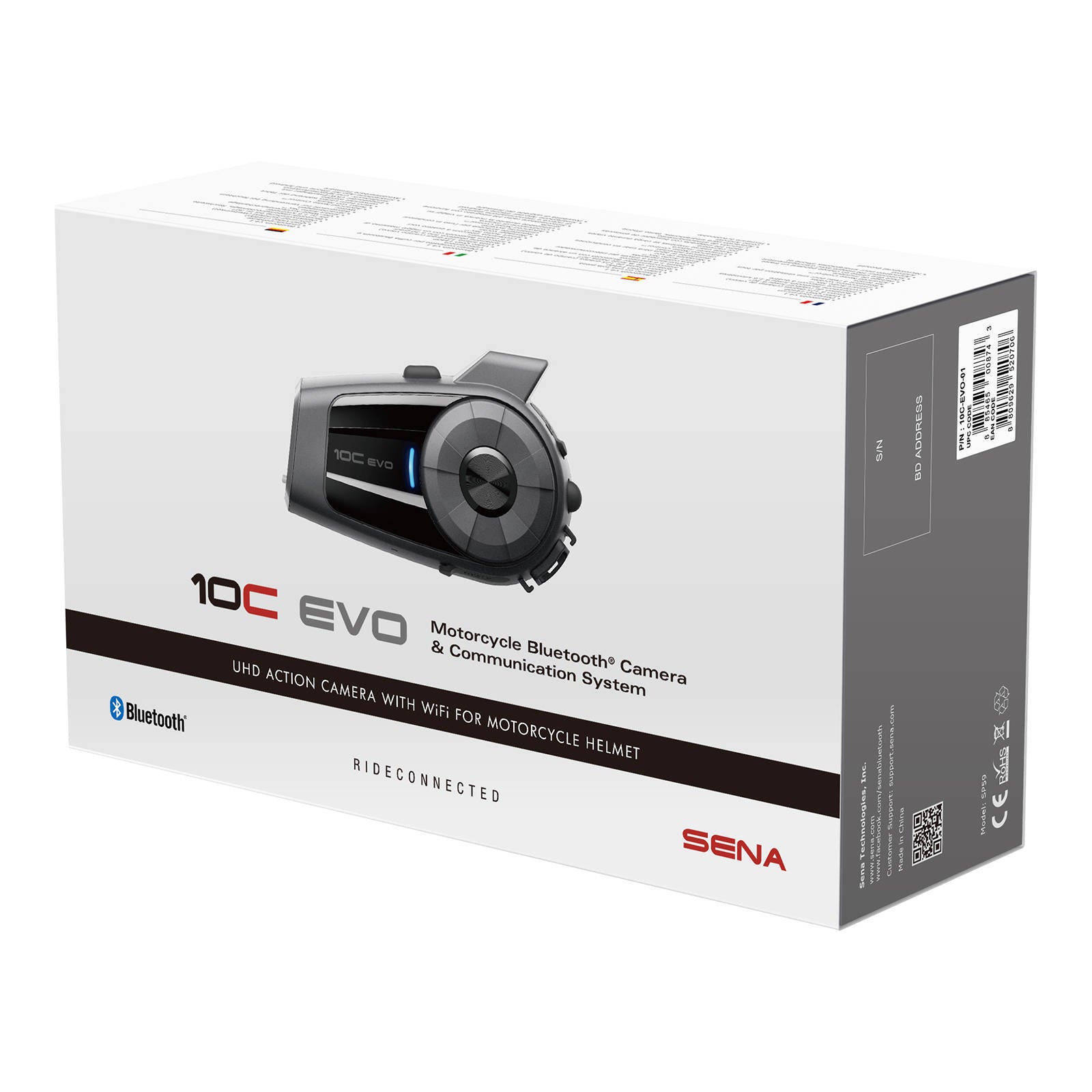 Sena 10C Evo Bluetooth Camera & Intercom System with HD Speaker