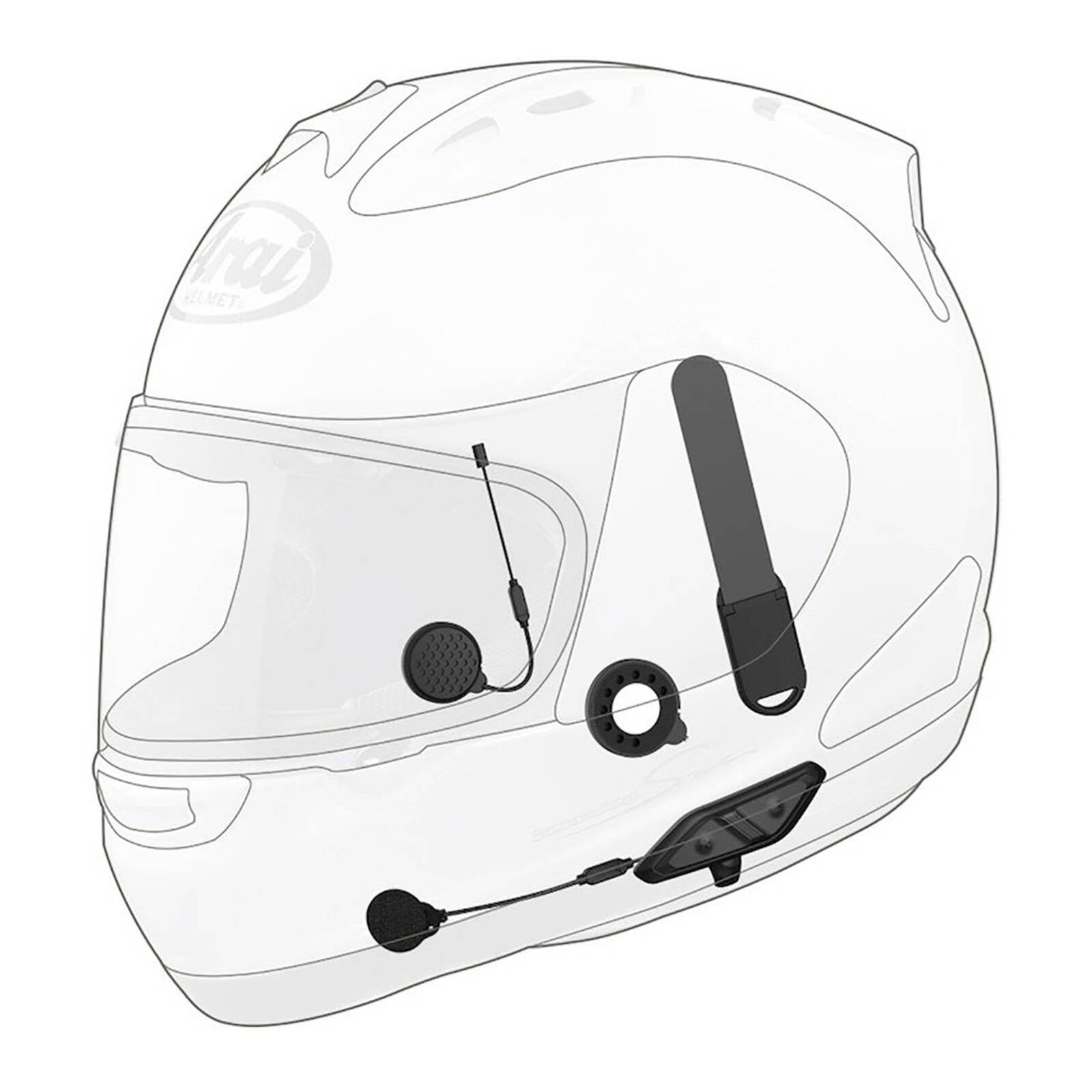 Sena 10U Bluetooth Intercom System with Remote Control Arai