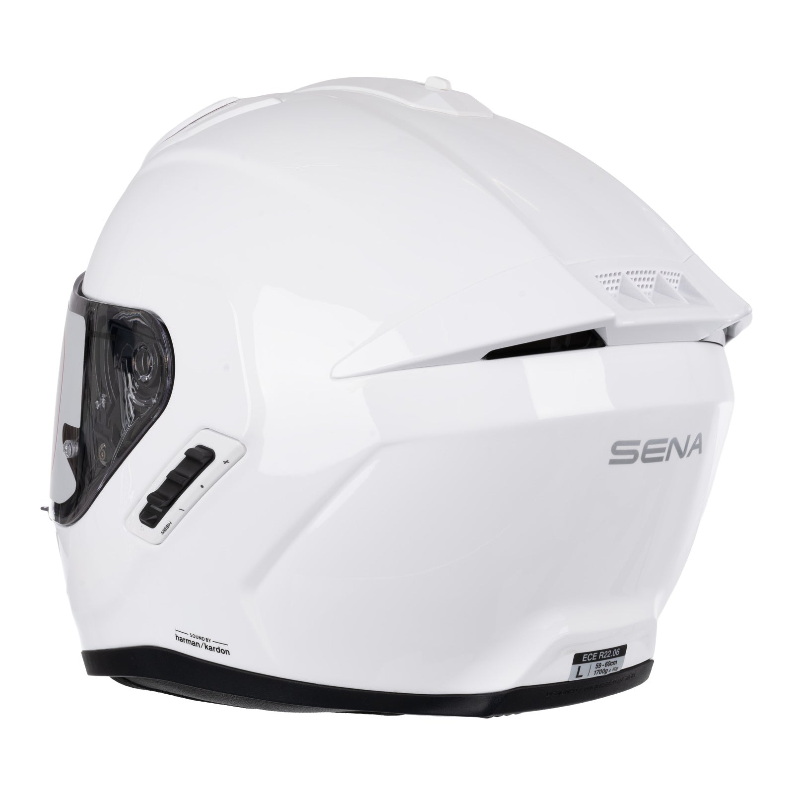Sena Phantom Smart Helmet with Mesh Intercom - Gloss White