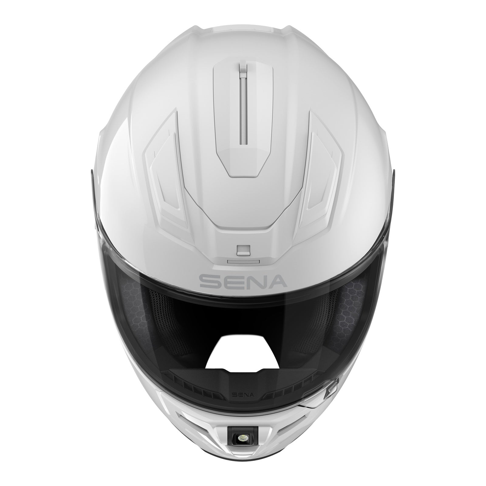 Sena Phantom Smart Helmet with Mesh Intercom - Gloss White