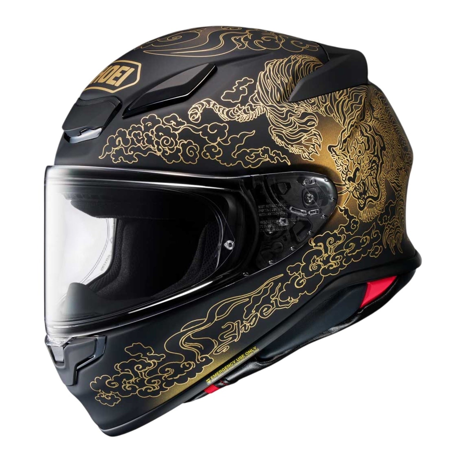 Shoei NXR2 Helmet Fearless - Black / Gold TC5
