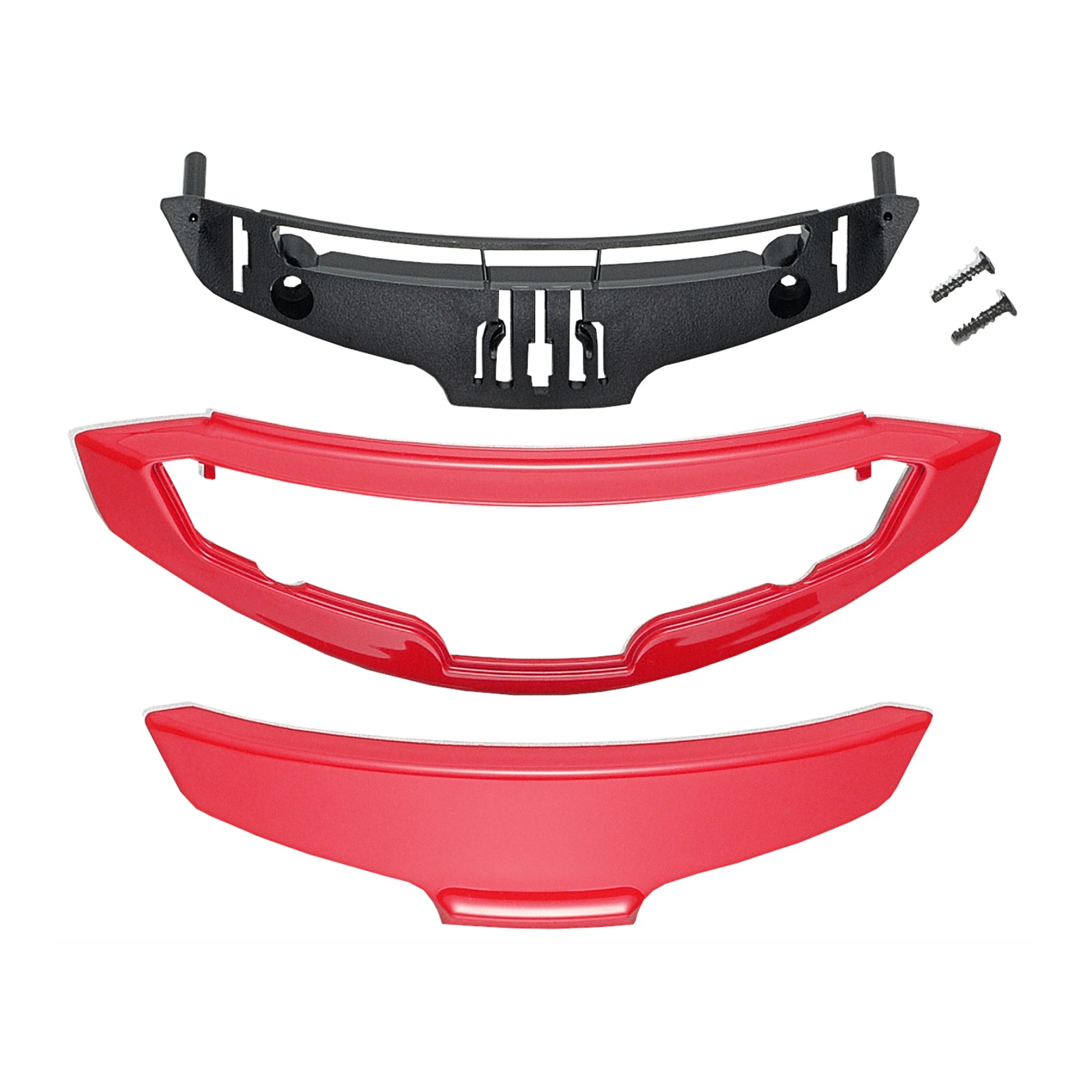 Shoei NXR Lower Air Intake - Red