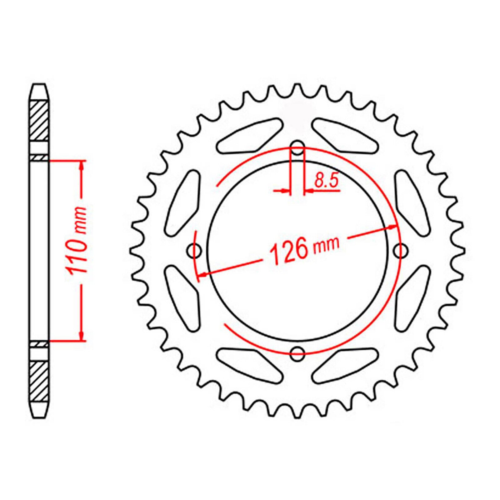 Sprocket Kit Kawasaki/SUZ KX/RM65 - 420MS 13/47
