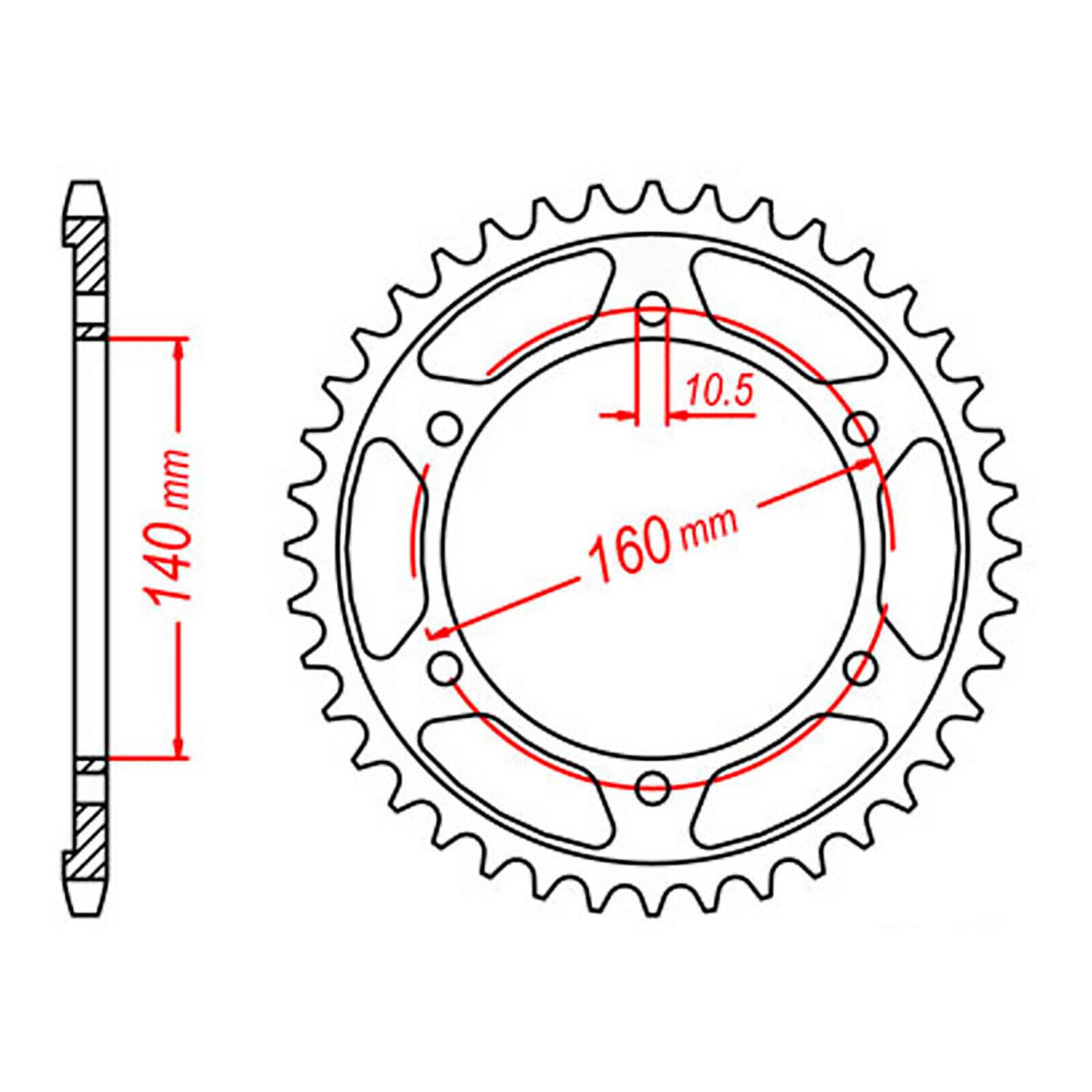 Sprocket Kit Kawasaki ZZR1100 '90-'92 - 530ZXW 17/45