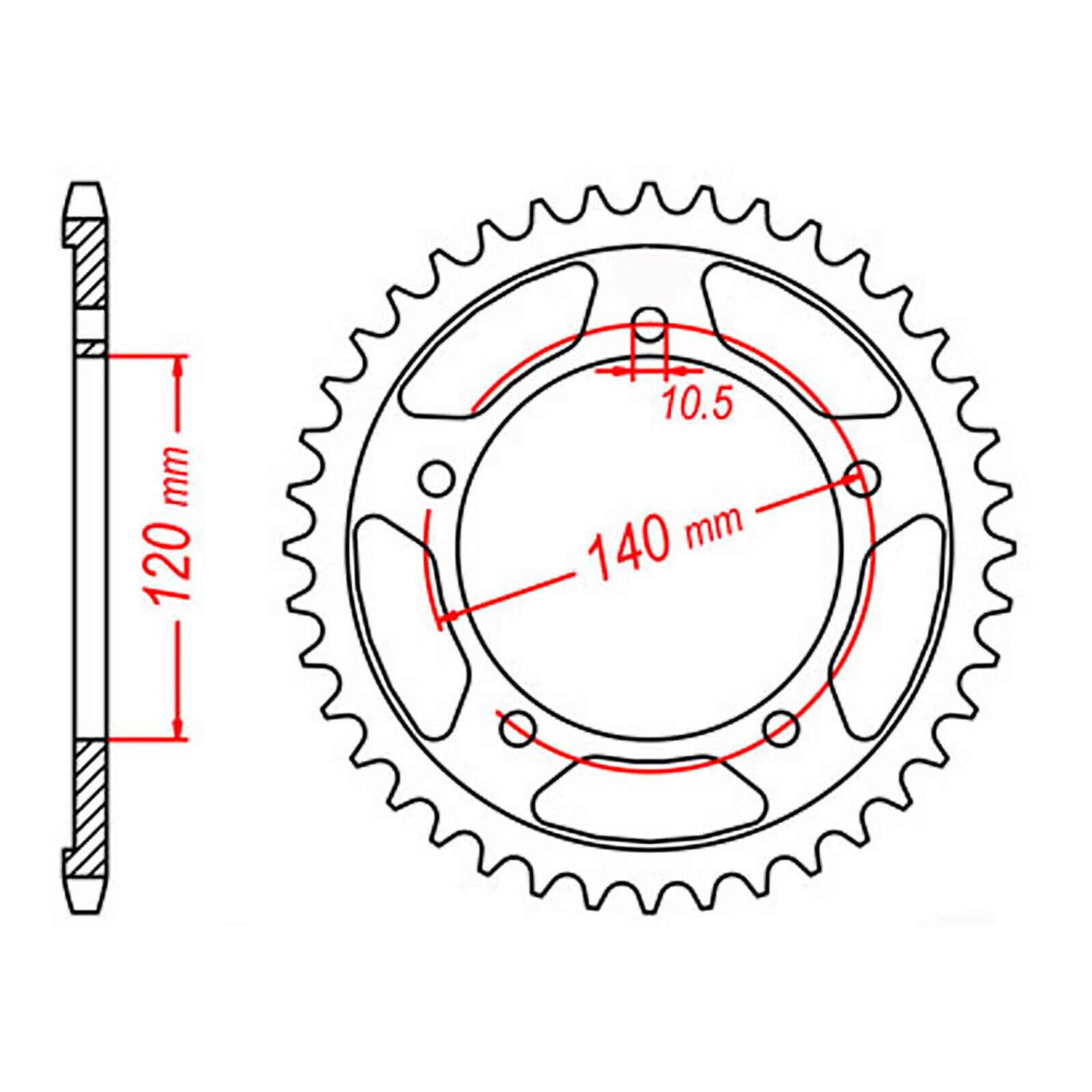Sprocket Kit Triumph Bonneville - 525XRE 18/43