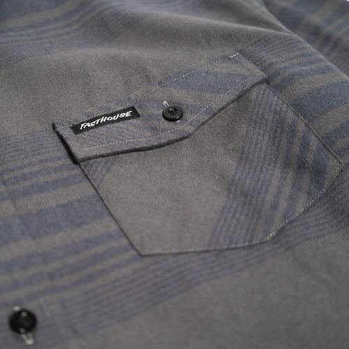 Saturday Night Special Flannel - Vintage Navy Stripe
