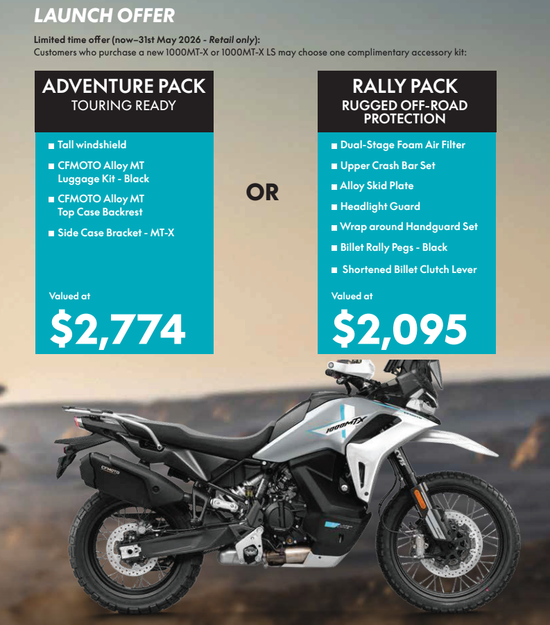 CFMOTO 1000 MTX LS (LOWERED SEAT)