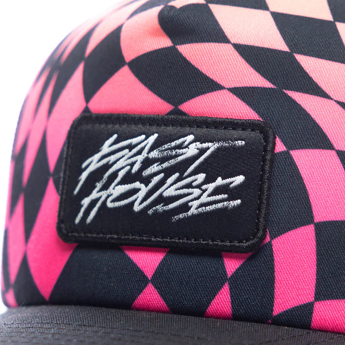 Sound Check Hat - Pink/Black