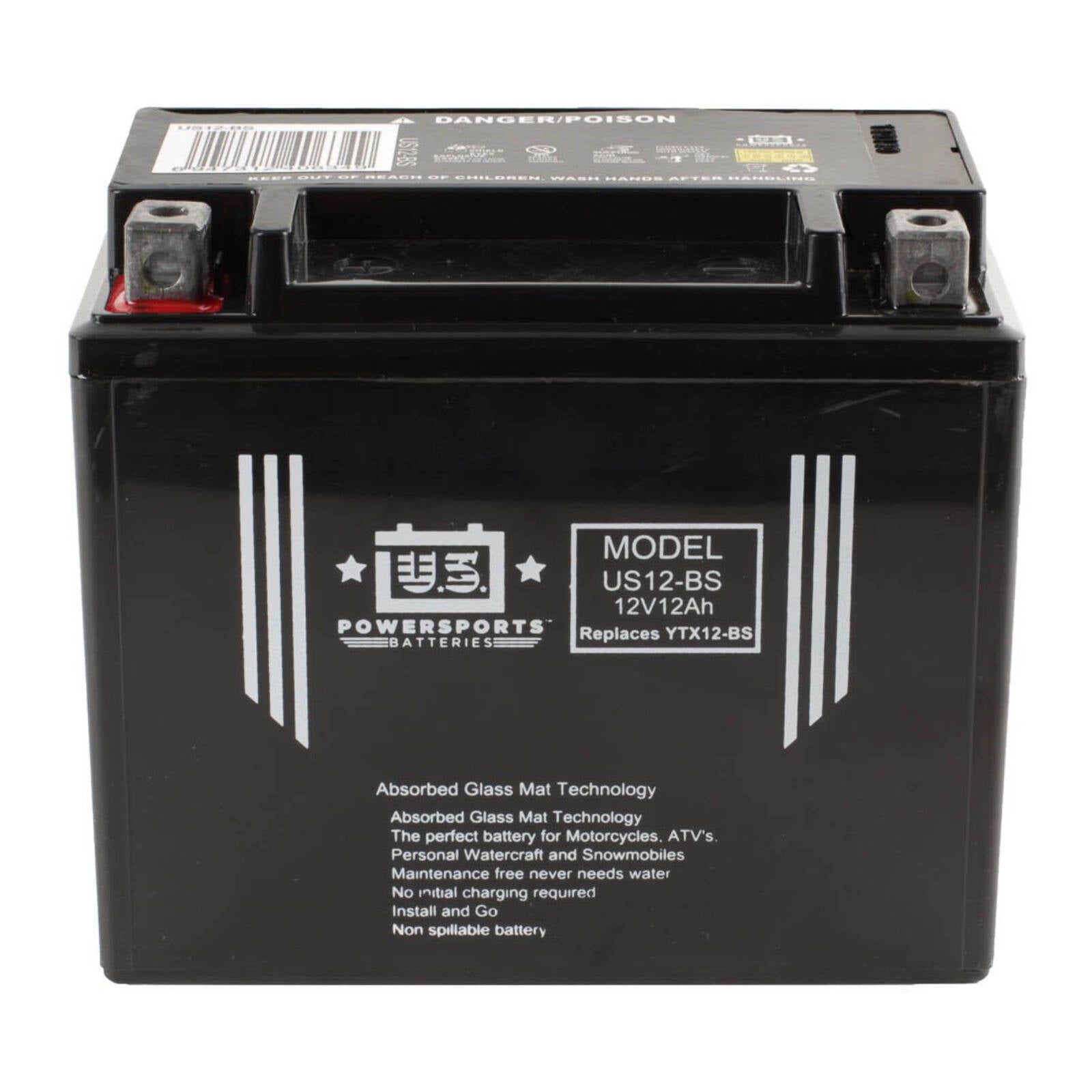 USPS AGM Battery - USX12-BS