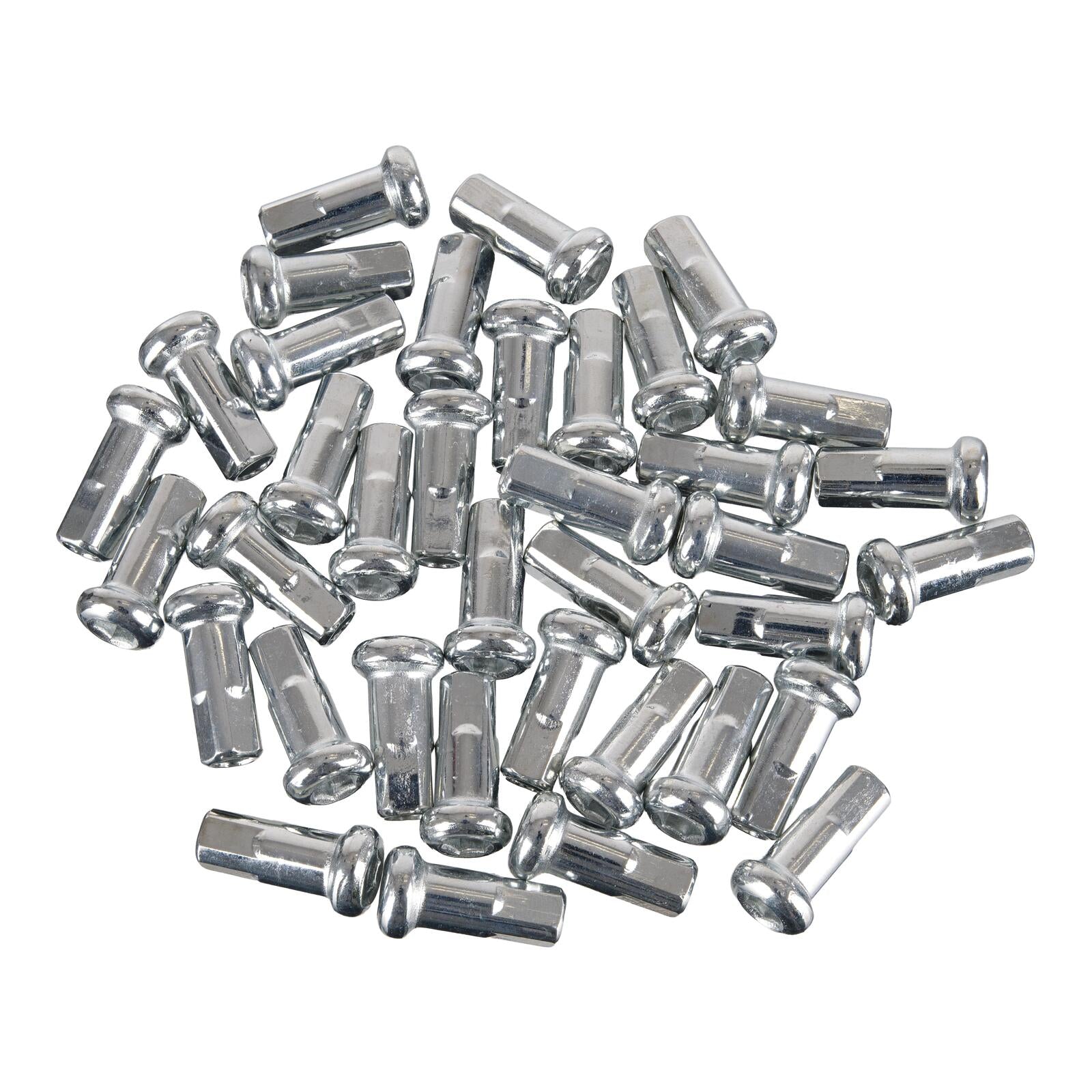 Whites Carbon Steel Spoke Nipple Set - 8mm Oversize - 36 pcs
