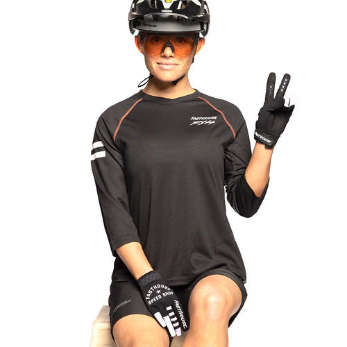 Womens Sidewinder L/S Jersey - Black