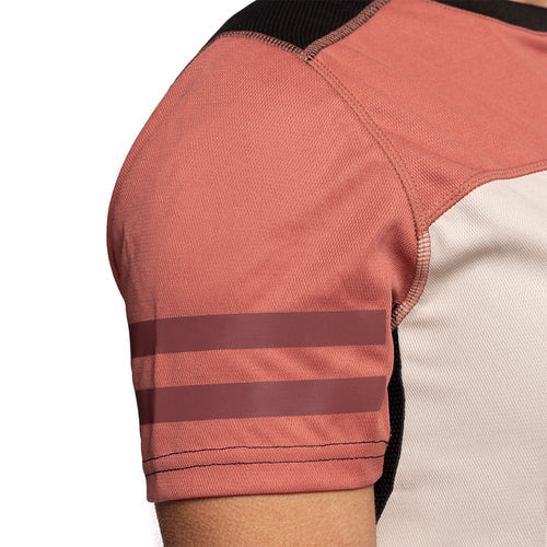 Womens Sidewinder S/S Jersey - Mauve/Cream