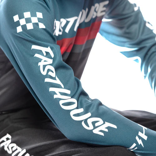 Youth Carbon Force LS Jersey - Teal