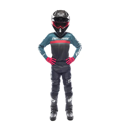 Youth Carbon Force LS Jersey - Teal