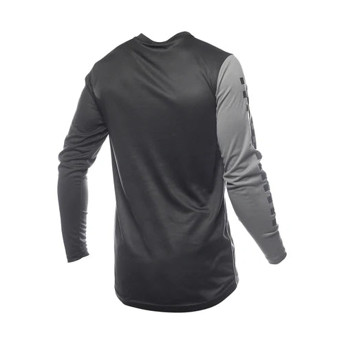 Youth Carbon Method LS Jersey - Black/Grey