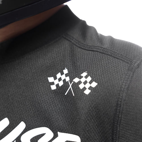 Youth Carbon Method LS Jersey - Black/Grey