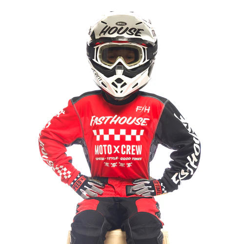 Youth Grindhouse Alpha Jersey - Red/Black