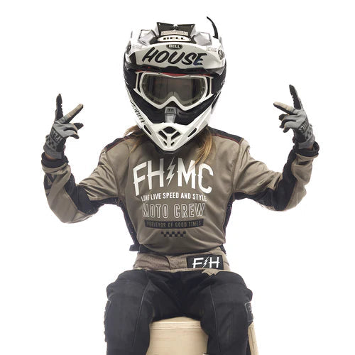 Youth Grindhouse Cypher Jersey - Moss/Grey