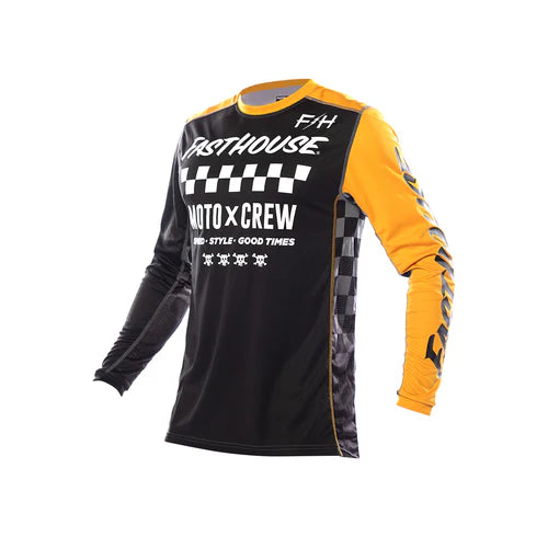 Grindhouse Alpha Jersey - Black/Amber