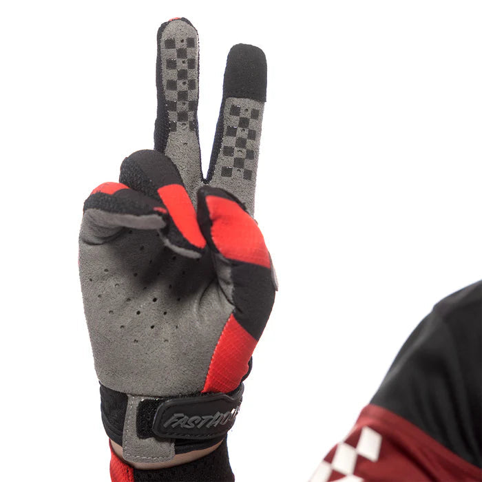 Youth Speed Style Akin Glove - Black/Red