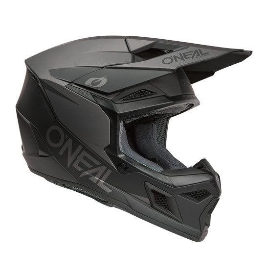 O'Neal 2026 3SRS SOLID Mx Helmet - Black/Grey