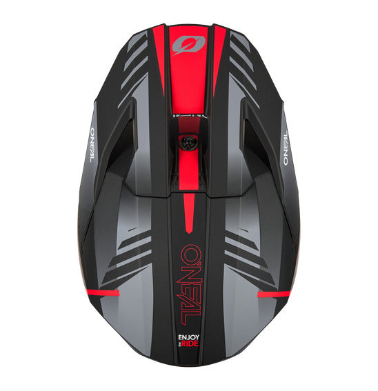 O'Neal 2026 3SRS HAZE Mx Helmet - Black/Grey/Red