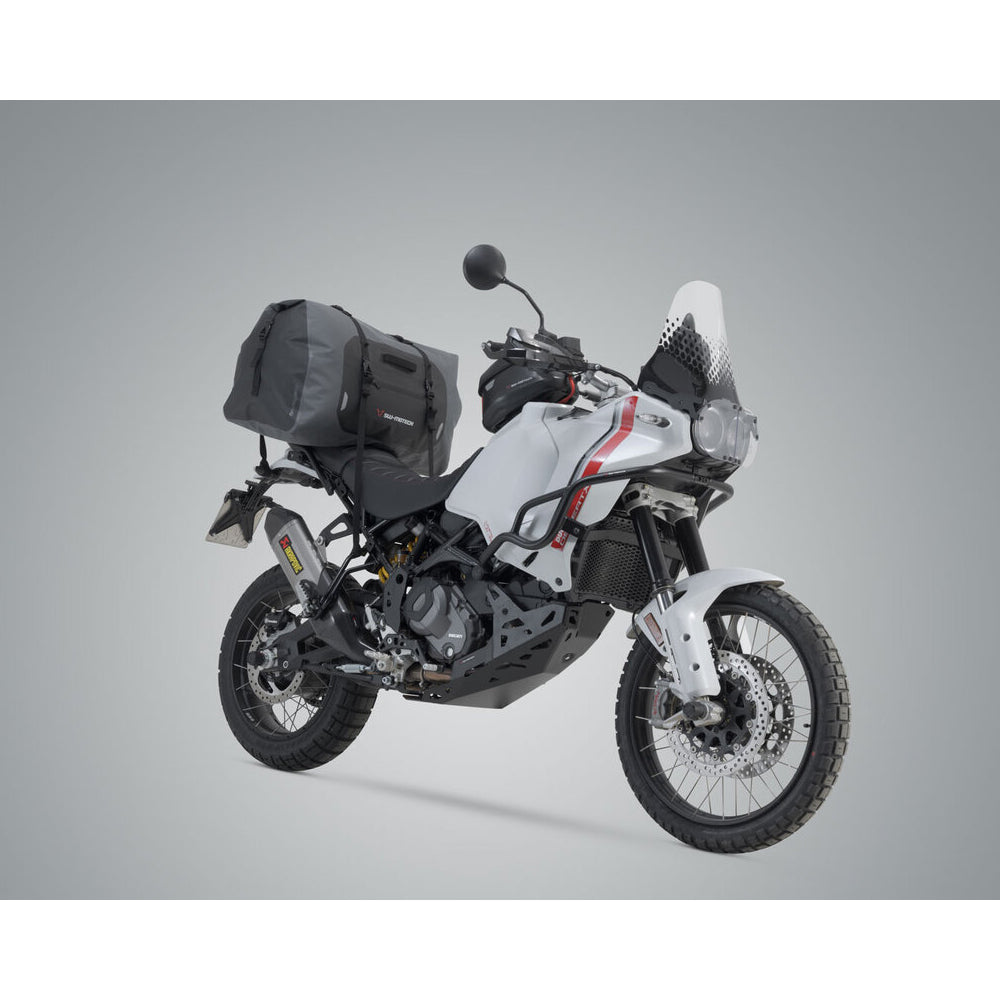 TAIL BAG SW MOTECH DRYBAG 60 LITRE WEATHERPROOF GREY BLACK