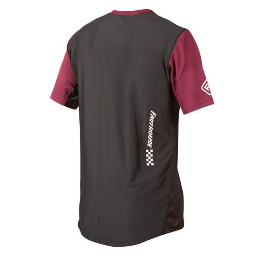 Alloy Block SS Jersey - Maroon/Black