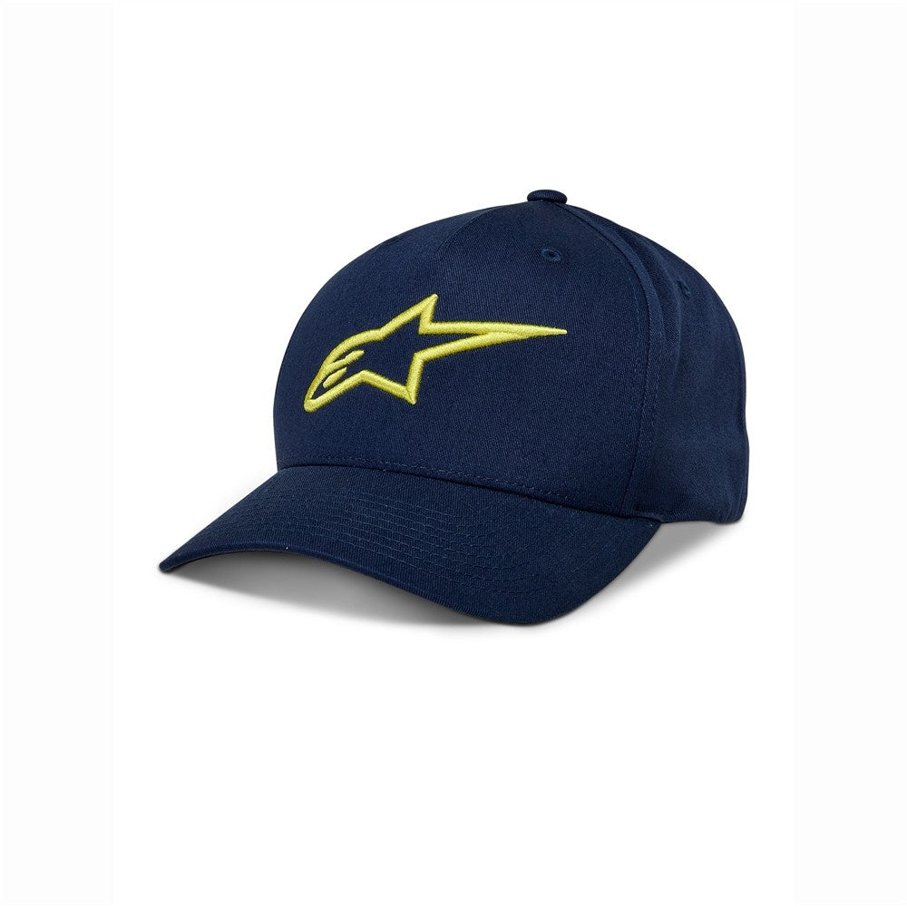 Alpinestars Ageless Snapback Hat - Navy/Hi Viz Yellow