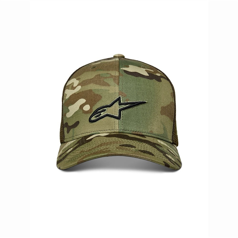 Alpinestars Recon Camo Trucker Hat – Green Camo (One Size)