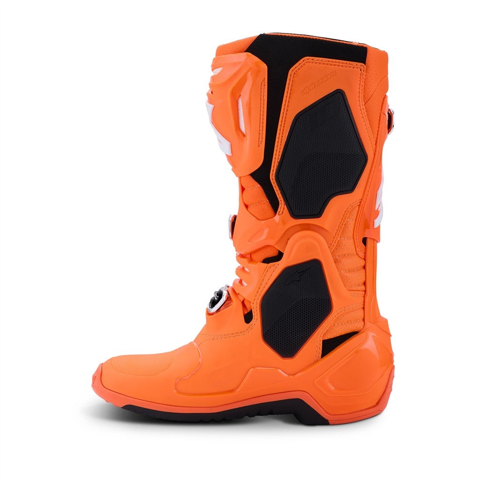 Alpinestars Tech-10 Supervented Boots Orange Fluoro/Black/White