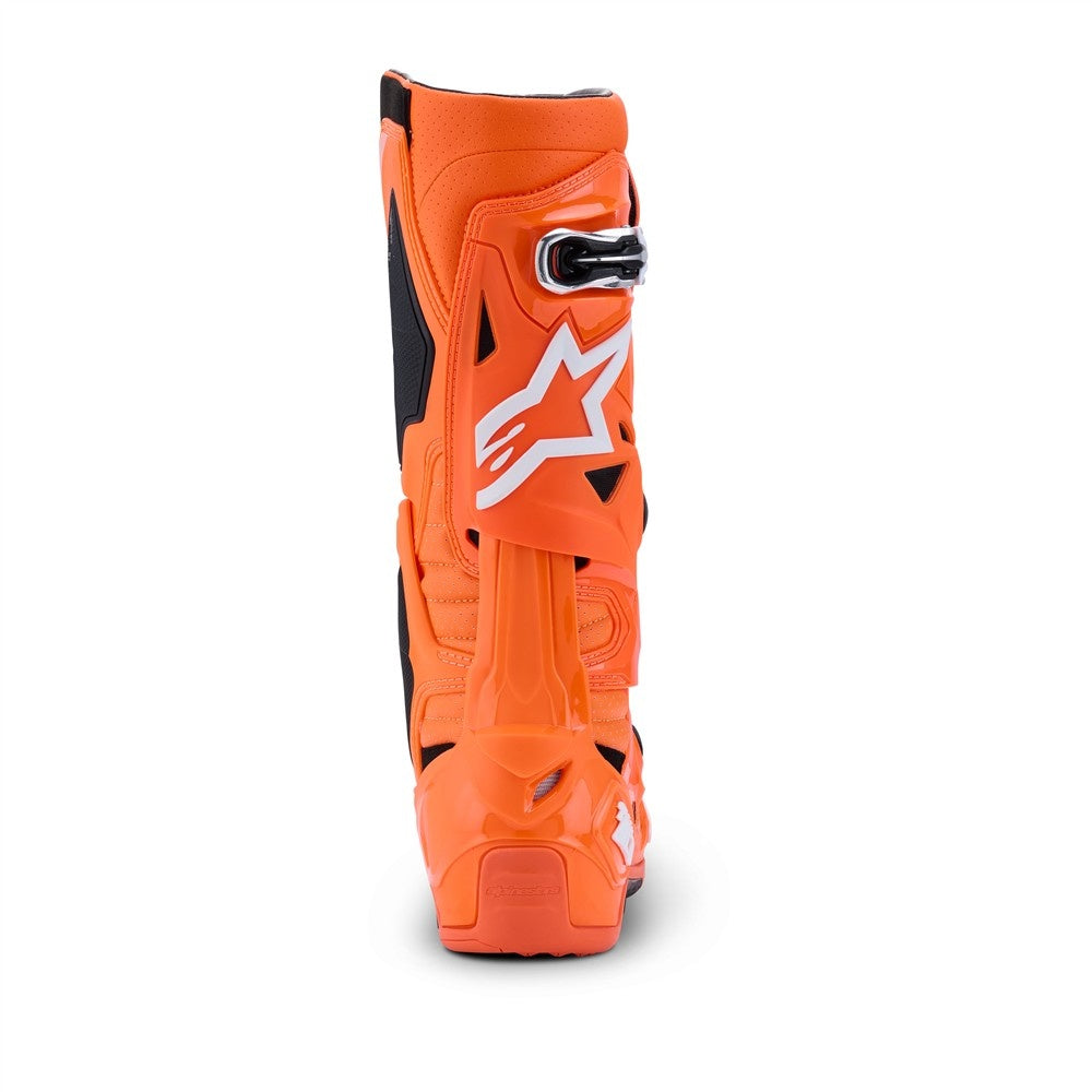 Alpinestars Tech-10 Supervented Boots Orange Fluoro/Black/White