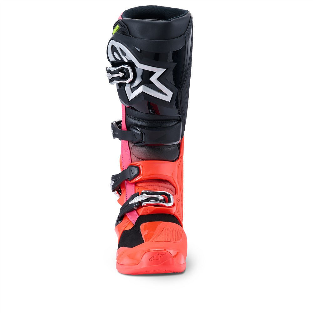 Alpinestars Tech-7 Black/Red Fluoro/Pink Fluoro