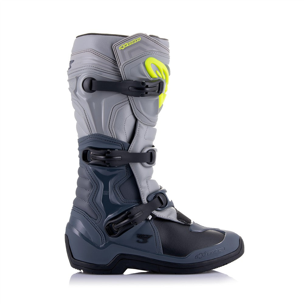 Alpinestars Tech-3 MX Boots Dark Gray/Light Gray/Black