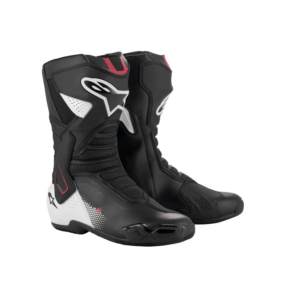 Alpinestars SMX-6 V3 Boots - Black/White/Red Graphic