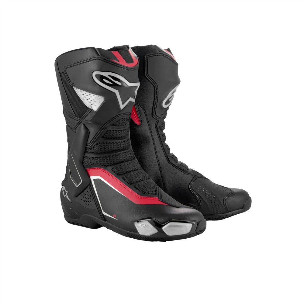 Alpinestars SMX-6 v3 Boots - Black Silver Red
