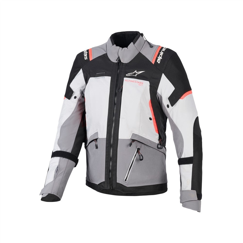 Alpinestars Stella Andes v4 Drystar® Women's Riding Jacket - Dark Gray/Ice Gray/Black/Fluoro Coral