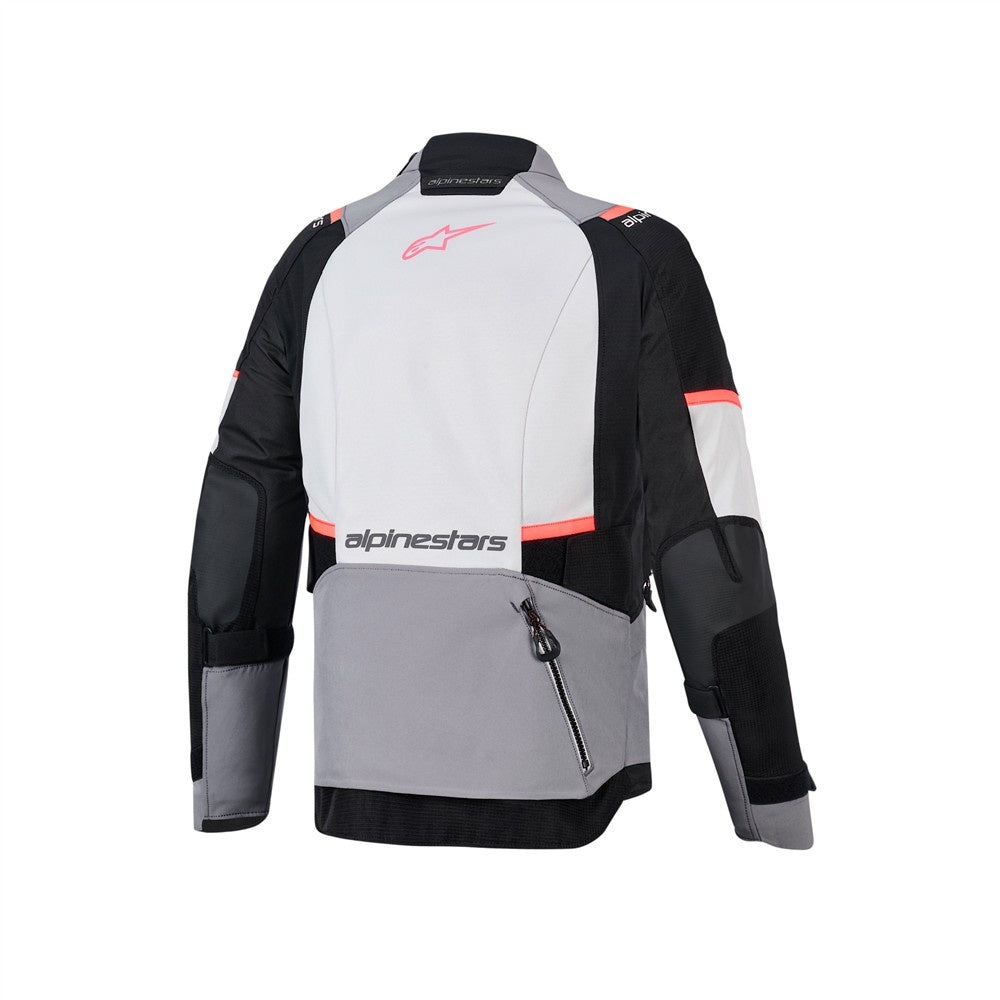 Alpinestars Stella Andes v4 Drystar® Women's Riding Jacket - Dark Gray/Ice Gray/Black/Fluoro Coral