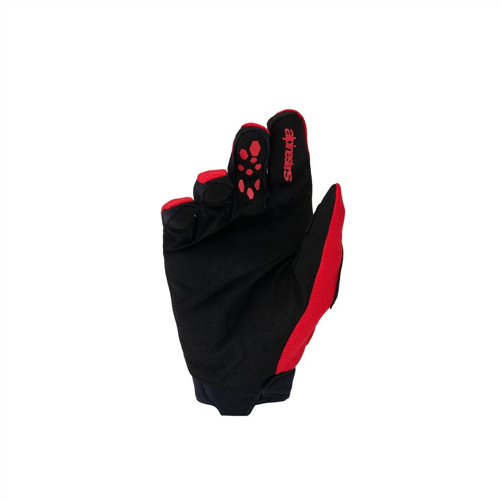 Alpinestars Youth Full Bore v2 Mx Gloves - Bright Red/Black