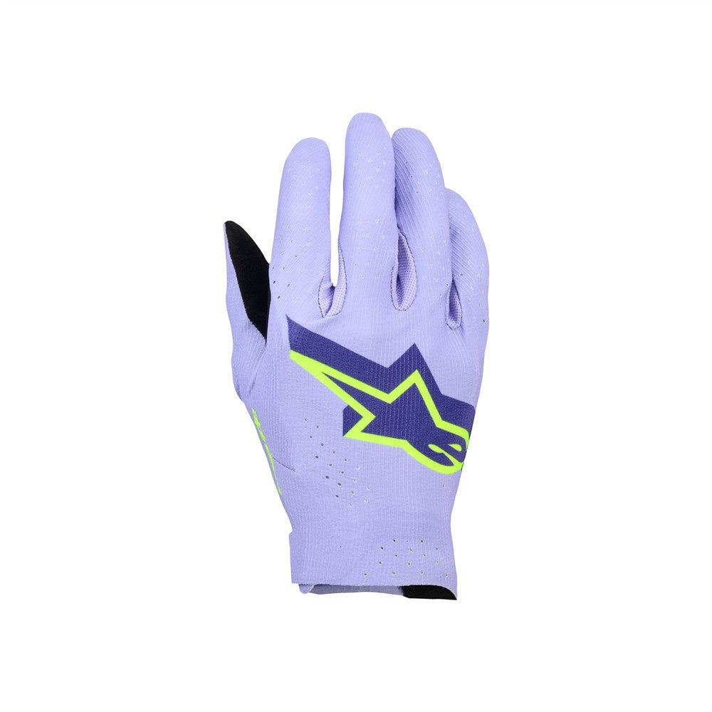 Alpinestars Supertech MX Gloves - Lavender/Violet/Yellow Fluoro